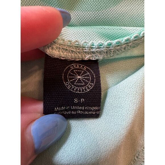 Urban Outfitters Green Swirly Midi Skirt Size Small - Picture 4 of 9